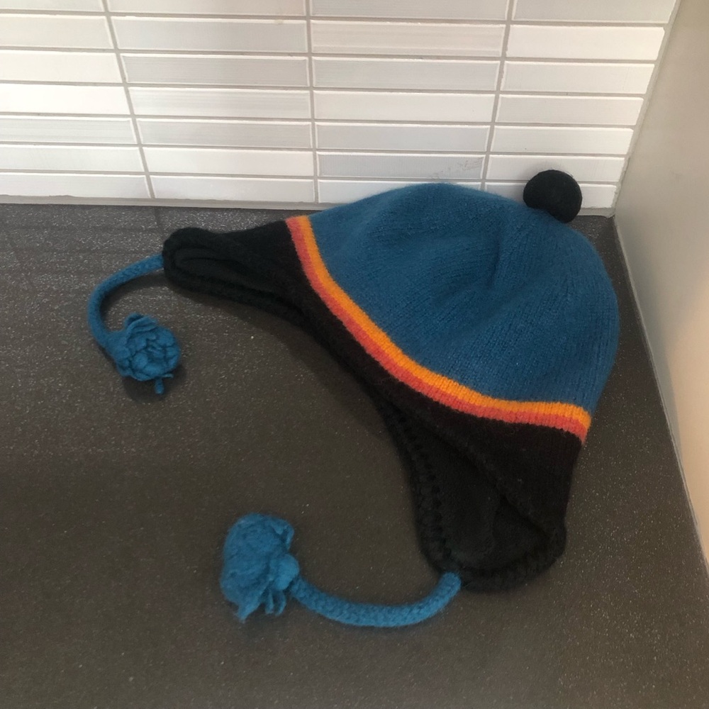 Patagonia kids knit toque with ear flaps